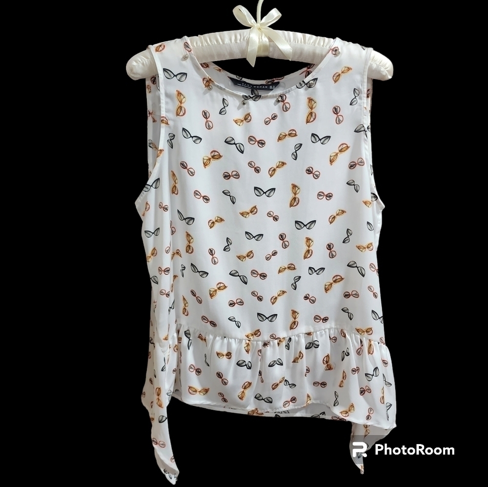 Zara Woman Sleeveless Blouse Size Medium EUC